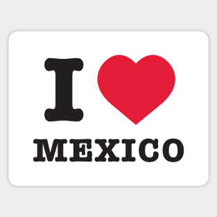 I Love Mexico Sticker